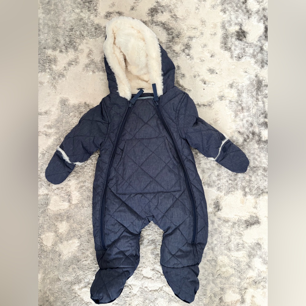 Urban Republic Cream and blue Kids Jacket